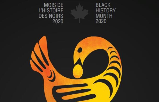 Affiche officielle du Mois de l’histoire des Noirs 2020 organisé par le Patrimoine canadien, l’équivalent du ministère de la culture.