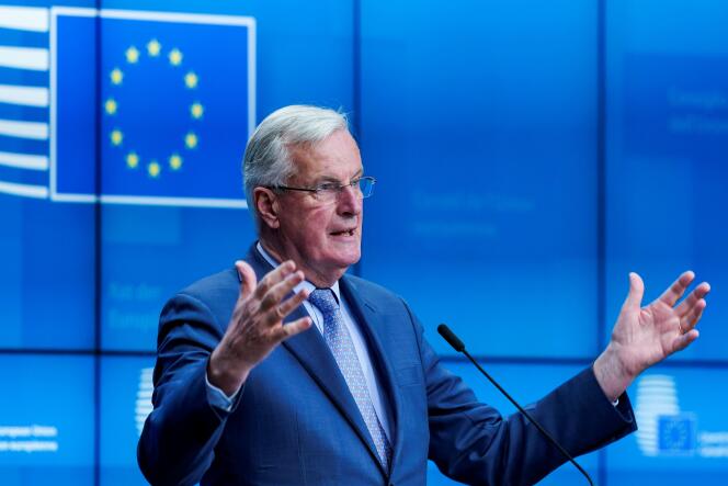 Michel Barnier, chef négociateur de l’EU pour le Brexit, à Bruxelles le 25 février.