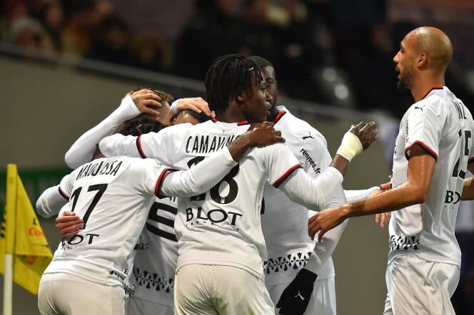 Rennes est troisième au classement de la Ligue 1.