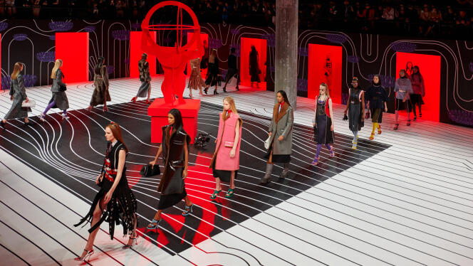 Défilé Prada, collection automne-hiver 2020-2021, Milan