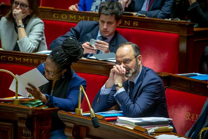 Le premier ministre Edouard Philippe à l’Assemblée nationale, le 3 mars.