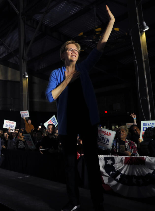 La sénatrice du Massachusetts Elizabeth Warren passe une mauvaise soirée. Elle arrive troisième dans son propre Etat.