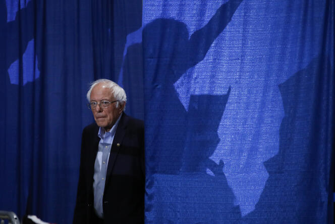 Bernie Sanders, mardi 3 mars, à Essex Junction, dans le Vermont.