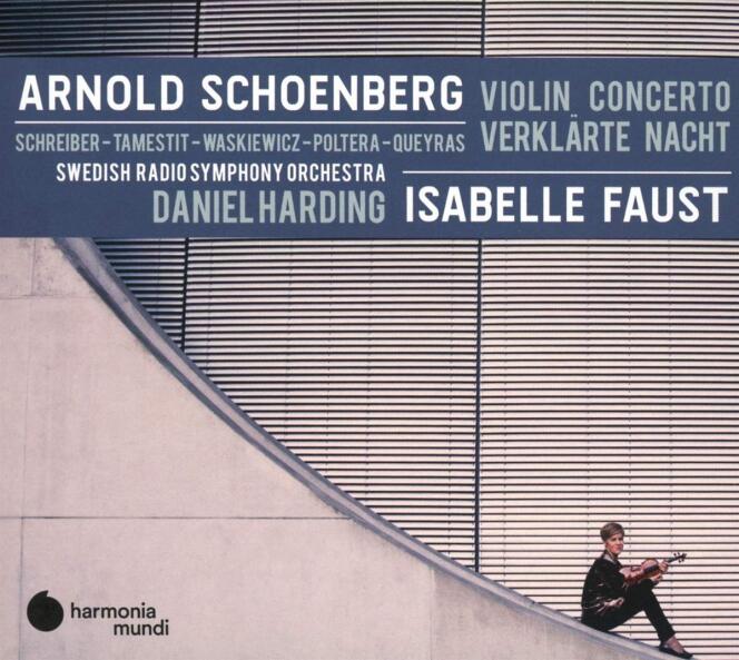 Pochette de l’album « Concerto pour violon-La Nuit transfigurée », d’Arnold Schoenberg.