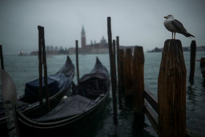 Venise, le premier mars. Les mesures de quarantaine sont nées au XIVe siècle dans les villes italiennes.