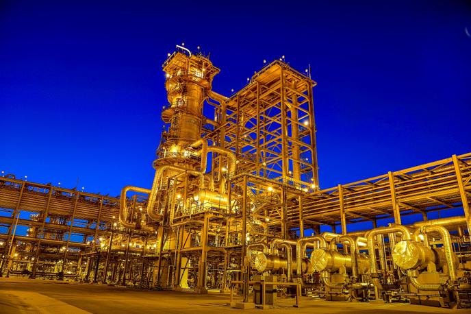 Le gisement pétrolier de Manifa, géré par Saudi Aramco, en Arabie saoudite, en 2015.