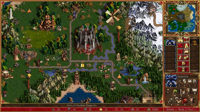 « Heroes of Might & Magic III », jeu de stratégie.