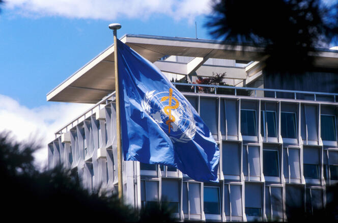 Le siège de l’Organisation mondiale de la santé (OMS), à Genève, en Suisse.