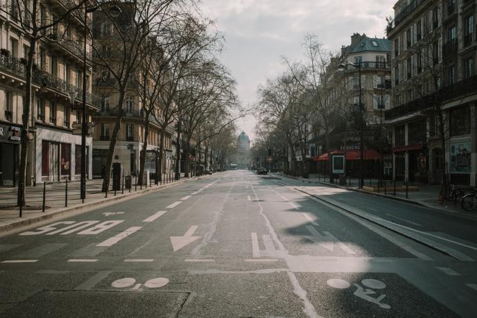 Boulevard de Sébastopol, à Paris, le 17 mars.