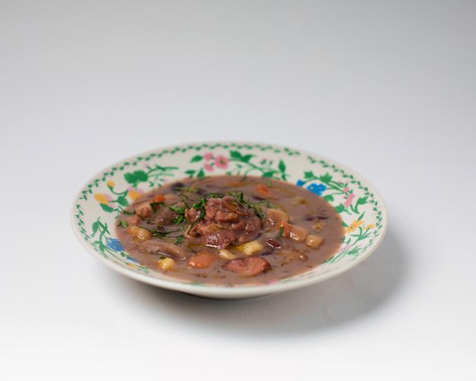 La soupe de haricots rouges jamaïcaine.