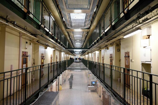 A l’intérieur de la prison de Fresnes (Val-de-Marne), en janvier 2018.