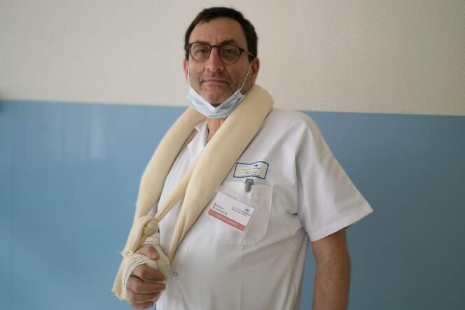 Mathias Wargon, chef des urgences à l’hôpital Delafontaine, à Saint-Denis (Seine-Saint-Denis).