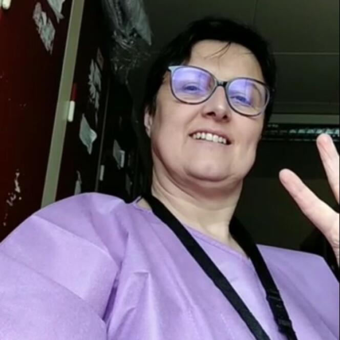 Claire Paris, infirmière au CHU de Nantes (Loire-Atlantique).