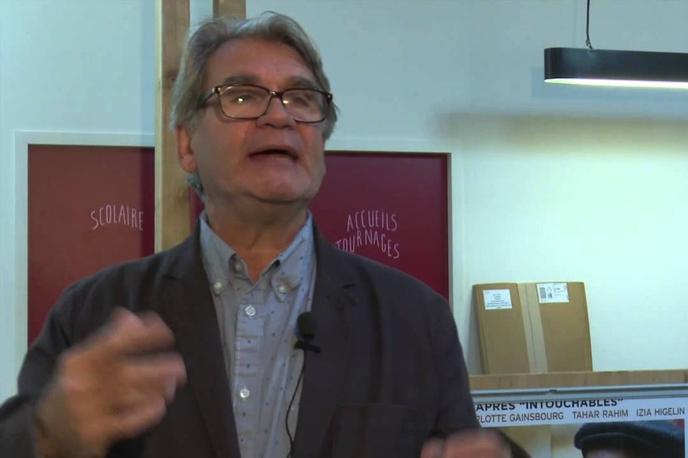Le cinéaste Richard Copans lors d’un entretien vidéo, le 10 octobre 2014, réalisé à l’occasion de la projection de son film « Un amour » au 17e festival Indépendance(s) et Création.