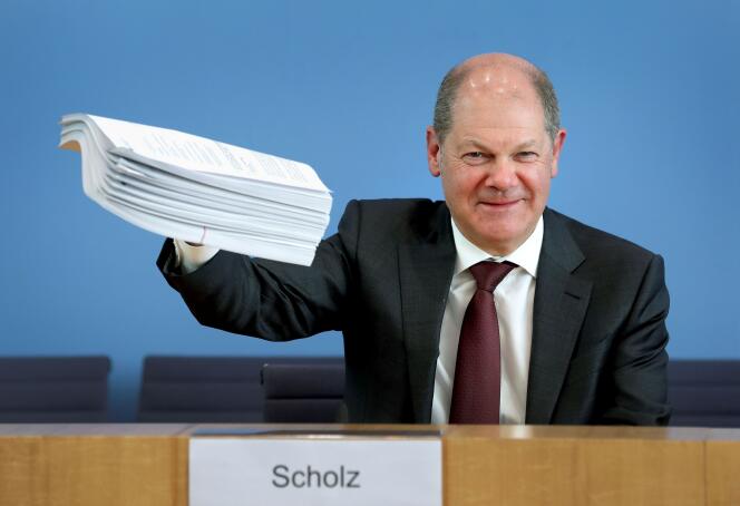 Le ministre allemand des finances, Olaf Scholz, à Berlin, le 23 mars.