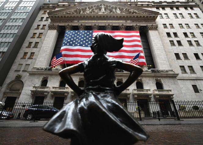 Wall Street, à New York, le 23 mars.
