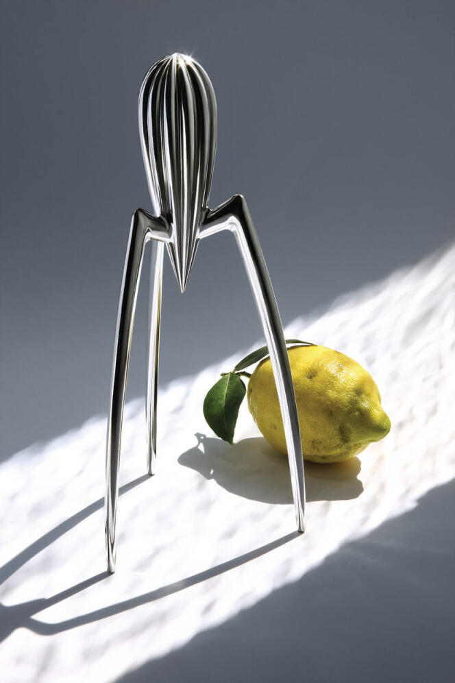 Le presse-agrume Juicy Salif, de Philippe Starck.