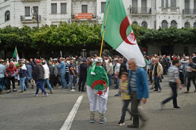 A Alger, le 13 mars, la contestion contre le régime se poursuit malgré le coronavirus.
