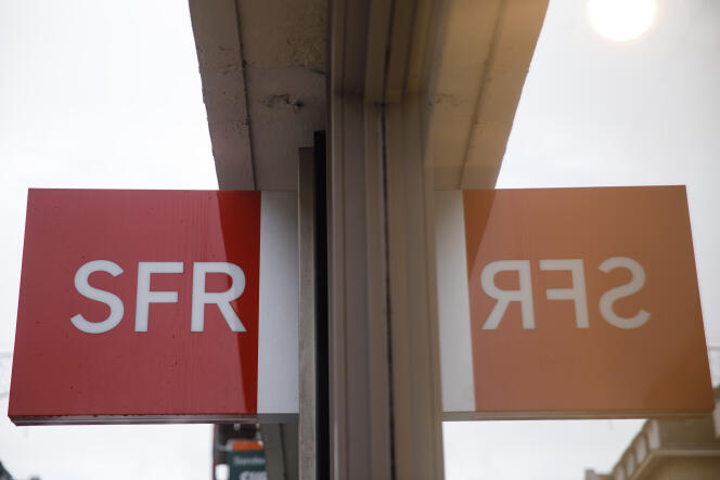 Une agence SFR à Caen, en novembre 2019.