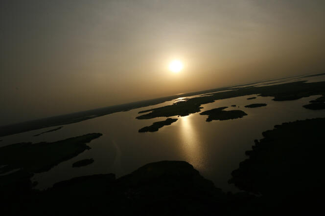 Le lac Tchad près de N'Djamena.