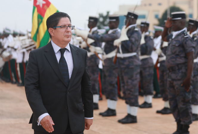 L’ambassadeur de France au Togo, Marc Vizy, à Lomé, en 2017.