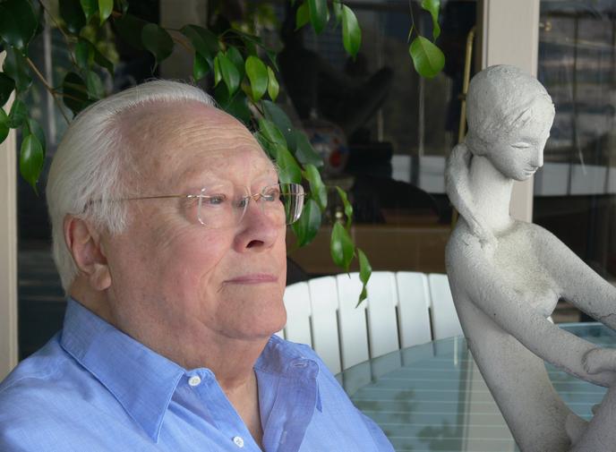 Le compositeur Gerard Schurmann, en 2013.