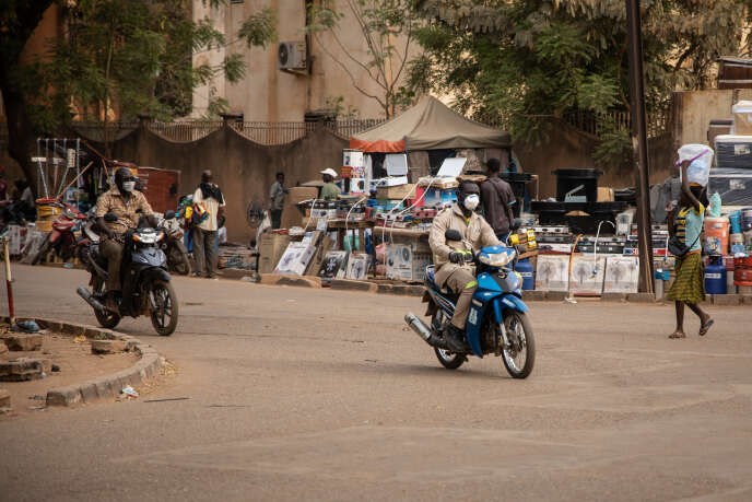 Une rue de Ouagadougou, le 16 mars 2020.