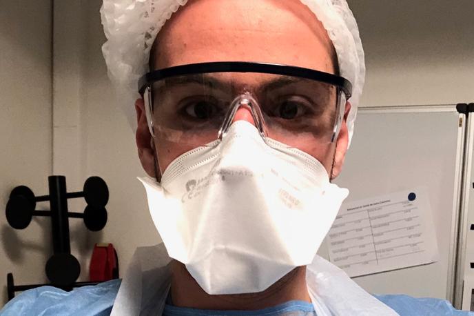Pierre Hammoum, intern in intensive care at the Lariboisière hospital (Paris 10th).