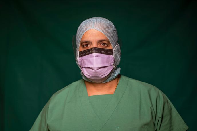 Adriano Rodriguez, 48 ans, infirmier en soins intensifs à la clinique Spoke Casal Palocco de Rome.