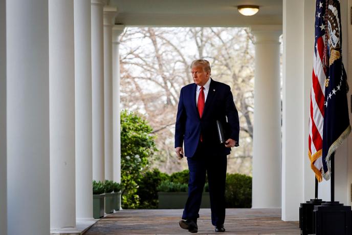 Donald Trump, ngày 29 tháng 3 tại Washington.