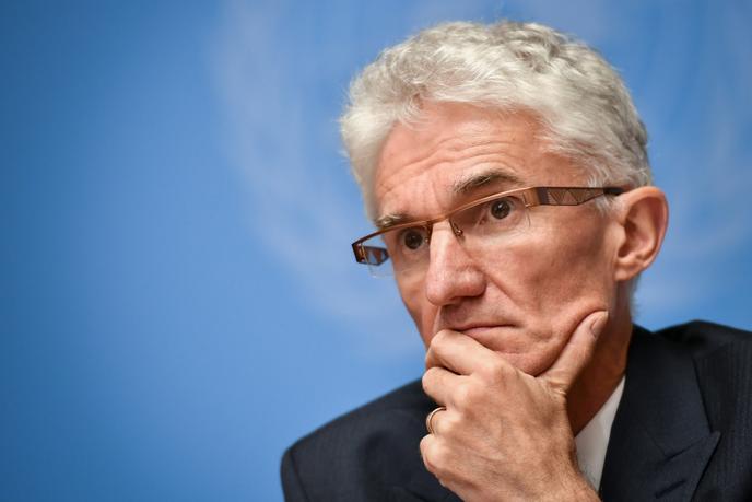 Mark Lowcock, secrétaire général adjoint aux affaires humanitaires de l’ONU, en septembre 2018, à Genève.