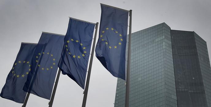 La Banque centrale européenne, à Francfort (Allemagne), le 12 mars 2020.