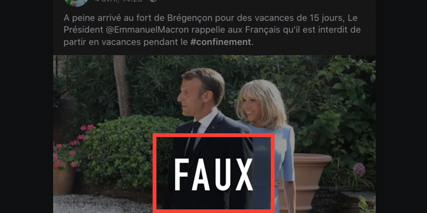 Non Les Macron Ne Sont Pas Partis Au Fort De Bregancon En Plein Confinement