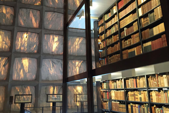 La bibliothèque Beinecke de livres rares et de manuscrits, sur le campus de l’université de Yale, à New Haven (Connecticut), le 9 septembre 2016.