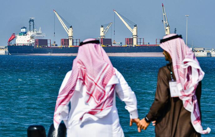Un tanker dans le port de Ras Al-Khair, en Arabie saoudite, le 11 décembre 2019.