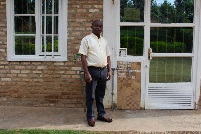 Félix Ufiteyezu à Kigali, en avril 2020.