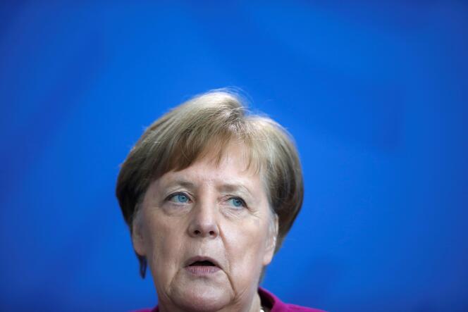 La chancelière allemande Angela Merkel, le 9 avril à Berlin.