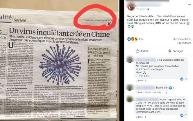 Cette Archive Du Parisien Ne Concerne Ni Le Coronavirus Ni Un Laboratoire De Wuhan