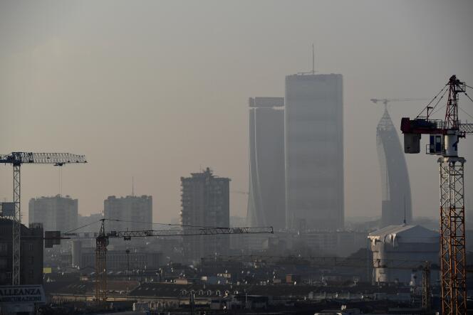 Milan sous la pollution, le 3 mars.