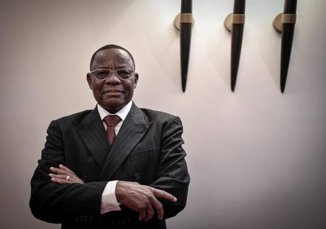 L’opposant camerounais Maurice Kamto, à Paris, le 30 janvier 2020.