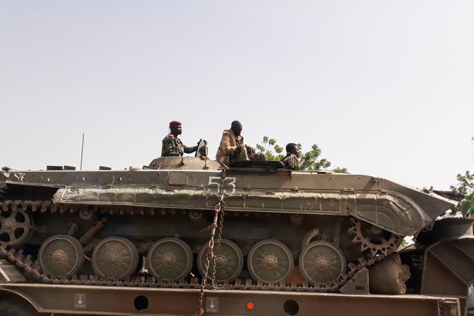 Soldats de l’armée tchadienne à N’Djamena le 3 janvier 2020, de retour d’une offensive contre les djihadistes de Boko Haram.