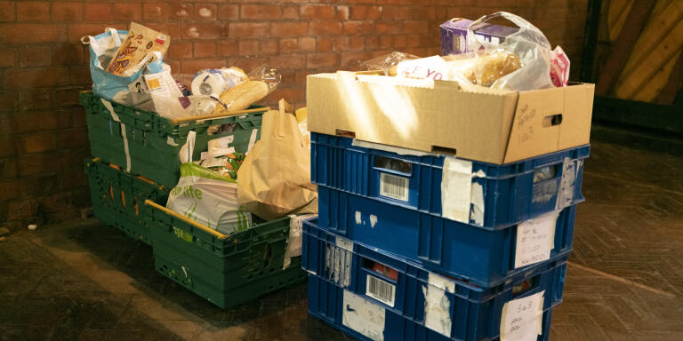 Food orders ready to be dropped.
Norwood and Brixton Foodbank, London, United Kingdom, 20/04/2020
