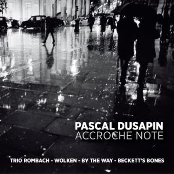 Pochette de l’album « Trio Rombach – Wolken – By The Way – Beckett’s Bones », de Pascal Dusapin.