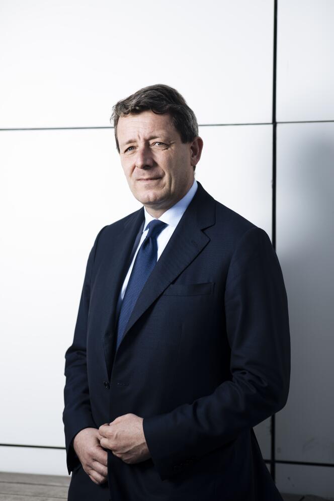 Cédric Dugardin, président de Presstalis, le 13 juillet  2019, alors PDG de Conforama.