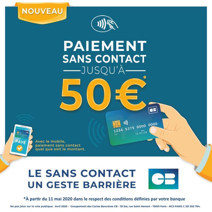 Paiement Sans Contact La Hausse A 50 Euros Du Plafond Ne