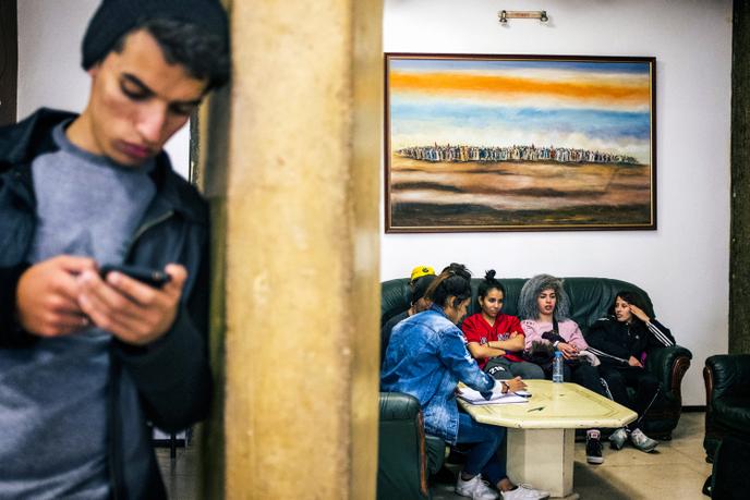 Des jeunes Marocains, en 2018 à Rabat.