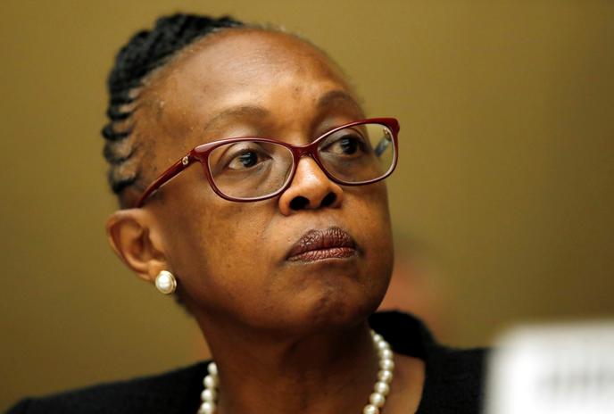 Matshidiso Moeti, à Genève, le 23 mai 2018.