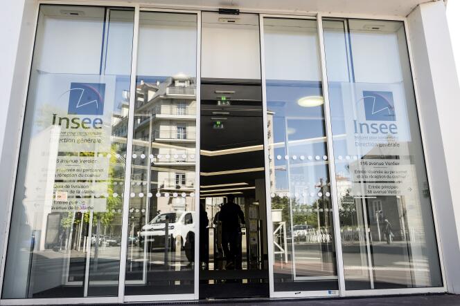 Le siège de l’Institut national de la statistique et des études économiques (Insee), à Montrouge (Hauts-de-Seine), près de Paris, en juin 2019.