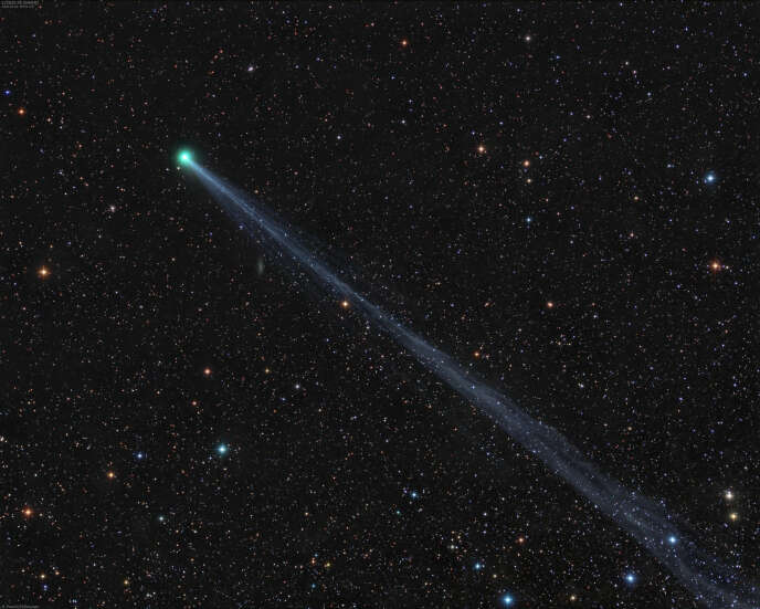La comète C/2020 F8 (SWAN), en mai.