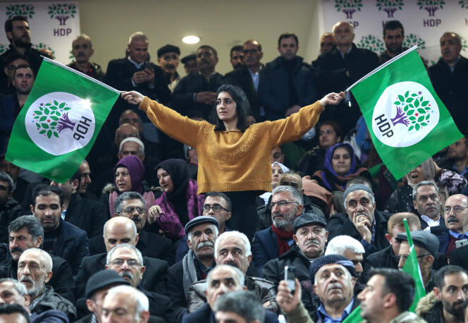 Congrès du HDP le 23 février à Ankara.